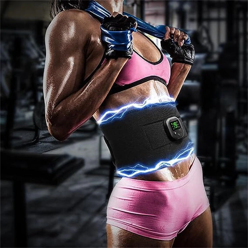 (image for) Ems Muscle Stimulator Unisex 6 Massage Modes Abdominal Pulse Trainer Portable Electric Smart Fitness Equipment