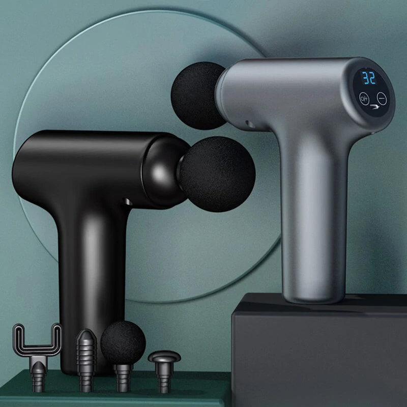 (image for) JM10 32 Gear LCD Touch Screen 24W Power Intelligent Chip USB Rechargeable Relax Body Sport Mini Muscle Massager Machine