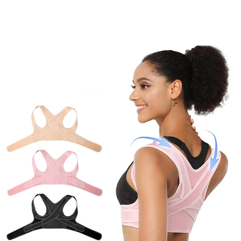 PRANASH Adjustable Clavicle Posture Corrector Upper Back Brace Shoulder Lumbar Support Belt Corset Men Women Hunchback Correction for Fitness Recovery (image for) PRANASH Adjustable Clavicle Posture Corrector Upper Back Brace Shoulder Lumbar Support Belt Corset Men Women Hunchback Correction for Fitness Recovery